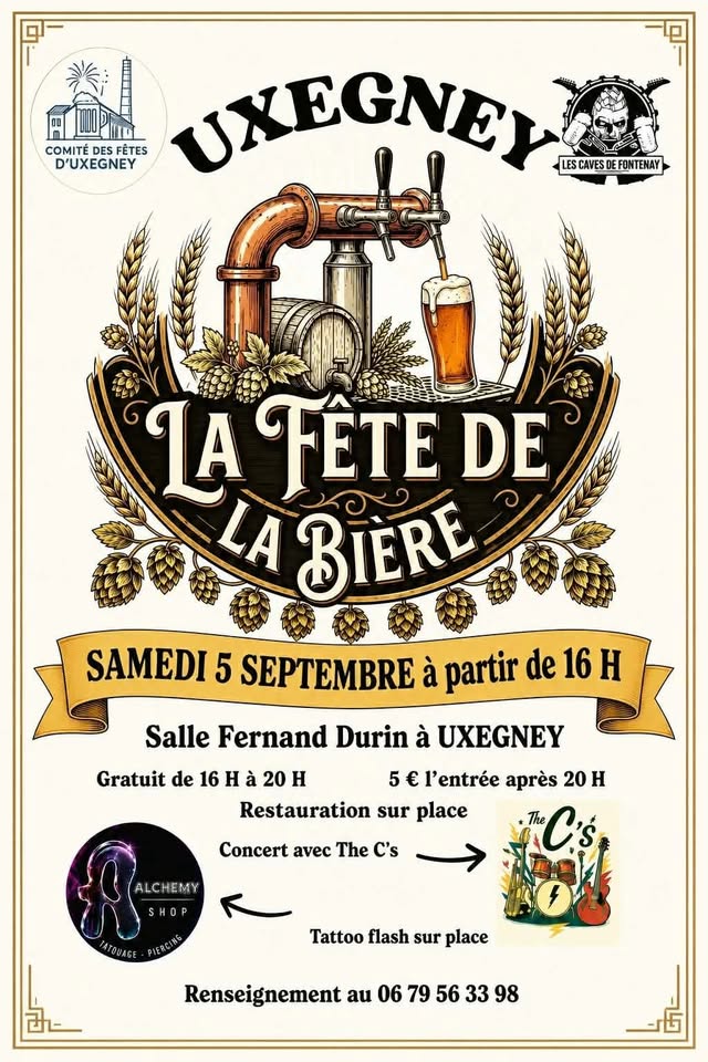 🍺 Fête de la Bière : rendez-vous ce samedi à Uxegney !